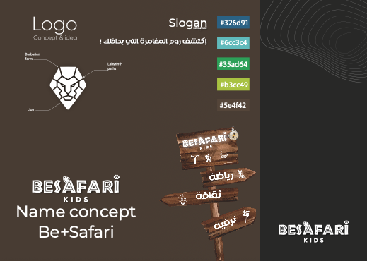 BeSafari - identité visuelle 02